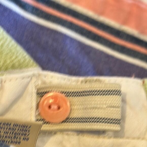 Scotch & Soda Boys Colorful Striped Belted Shorts - Size 6 - Picture 6 of 7